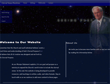 Tablet Screenshot of eternalvisionministries.org